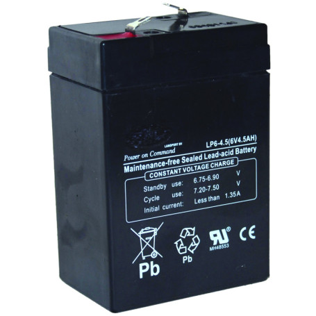 Batterie Tashima 6V 4,5Ah pour Lampe Rechargeable - Durable et Prête à l'Emploi