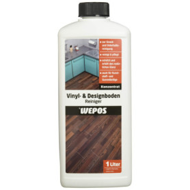 Wepos Nettoyant Concentré pour Sols Vinyle et PVC - 1L Éclat Naturel