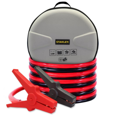 Câbles de Démarrage Stanley 25mm² - 3,5m avec Pinces Isolées