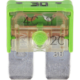 Fusible Plat Maxi-Compact 30 A - Protection Électrique pour Automobile et Industrie - Blister de 2