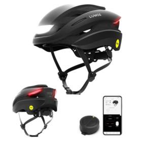 Casque de Vélo Lumos Ultra Smart avec Feux LED et Bluetooth - MIPS Charbon Black