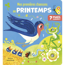 Mes premières chansons du printemps - Livre sonore pour bébés avec 7 mélodies