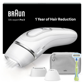 Braun Silk·expert Pro 3 PL3122 - Épilateur à Lumière Pulsée pour Peau Douce