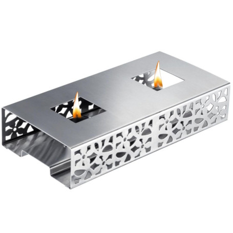 Westmark Réchauffe-Plat en Acier Inoxydable avec Bougies - Gardez vos Aliments au Chaud à Table