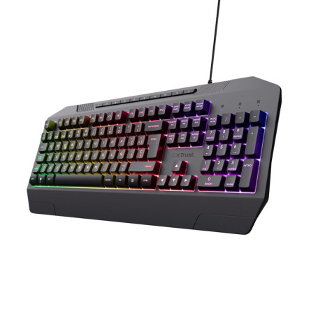 Clavier Gaming Trust GXT 836 Evocx avec Éclairage RVB et Touches Douces - Noir
