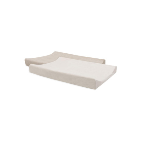 Lot de 2 Housses de Matelas à Langer Jollein - Oatmeal et Sand
