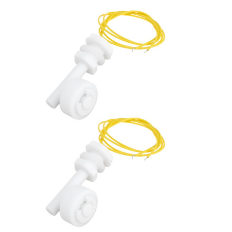 Lot de 2 Interrupteurs à Flotteur Miniatures 220 V pour Réservoirs d'Eau