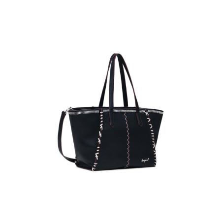 Sac à épaule Desigual Manhattan Pespuntes - Cabas Noir Élégant