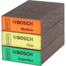 Cales de Ponçage Bosch EXPERT Standard S471 - Pack de 3 pour Bois