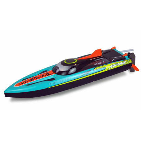 Bateau de Course Amewi Tornado 65 km/h - Modèle RTR Multicolore