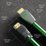 KabelDirekt – Câble 8k HDMI 2.1, édition certifiée Gamer – 2 m (Ultra High Speed/48G pour 10k, 8k ou 144 Hz Ultra Rapide en 4k, 