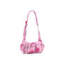 Sac à épaule Desigual Margaritas Haban en denim rose Candy Pink