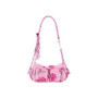 Sac à épaule Desigual Margaritas Haban en denim rose Candy Pink