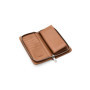 Porte-Monnaie Long en Cuir Marron avec Broderies Desigual