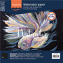 Papier Aquarelle Florence Lisse 30,5 x 30,5 cm - Noir - 50 Feuilles 300 g/m²