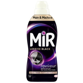 Mir Lessive Liquide Black - 3 en 1 pour Textiles Foncés - 13 Lavages