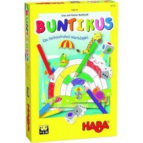 Buntikus - Jeu de Dés et de Peinture HABA pour Enfants à Partir de 4 Ans