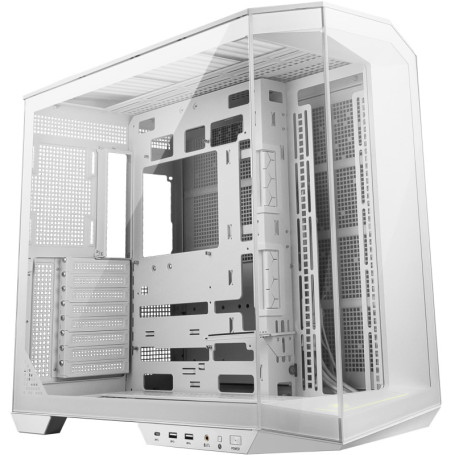 Boîtier PC MSI MAG PANO 100L PZ Blanc - Moyen Tour ATX avec USB-C et Support GPU