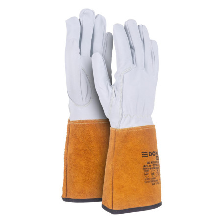 Gants de soudeur en cuir pleine fleur de chèvre - Taille 9 - DONAU SAFETY