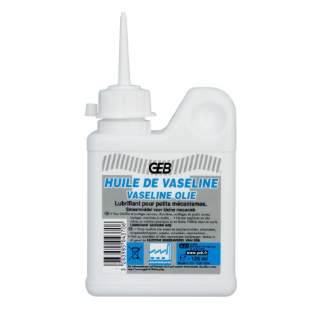 GEB Huile de Vaseline 125ML - Protection et Lubrification des Mécanismes