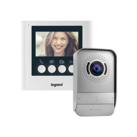 Kit Visiophone Legrand avec Écran 4,3 pouces et Interphone