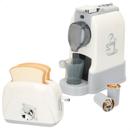 ColorBaby Set de Cuisine avec Cafetière et Grille-Pain pour Enfants