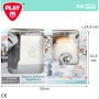ColorBaby Set de Cuisine avec Cafetière et Grille-Pain pour Enfants