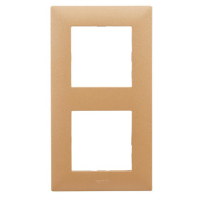 Cadre double Niloé Step en cuivre - Legrand