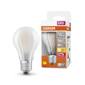 Ampoule LED Dimmable Osram A75 E27 - Blanc Chaud 2700K, 1055 Lumens