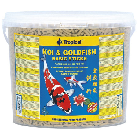 Bâtonnets Flottants Koi & Goldfish - Aliment Complet pour Poissons d'Étang 430g
