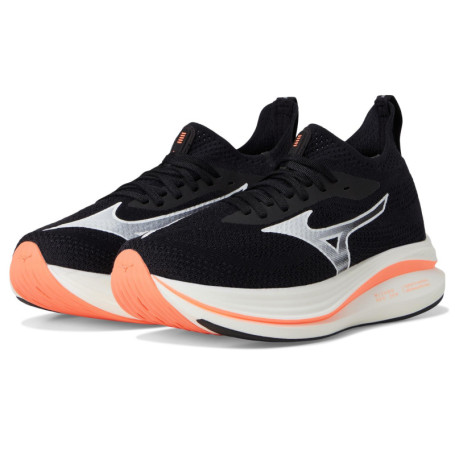 Mizuno Neo Zen - Chaussures de Course Homme Noir/Framboise 45 EU