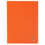 Exacompta Protège-documents OPAK Orange - 20 Pochettes A4 Cristal Lisse