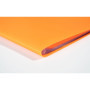 Exacompta Protège-documents OPAK Orange - 20 Pochettes A4 Cristal Lisse