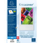Exacompta Protège-documents A4 avec Pochettes Amovibles - Couverture Personnalisable Blanc