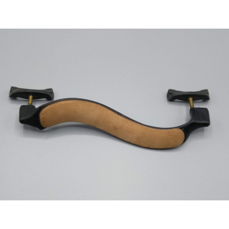 Épaulière de violon Mach One 4/4-3/4 en plastique avec support en cuir