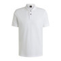 Polo Homme BOSS Prime - Manches Courtes Blanc