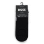 BOSS Lot de 2 Paires de Chaussettes Invisibles en Coton Mélangé - Noir