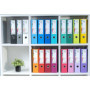 Classeur à levier A4 MAXI Prem'Touch - Carton de 10 - Gris foncé