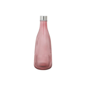Bouteille en Verre Atla 1L Deep Maroon avec Bouchon - Cosy & Trendy