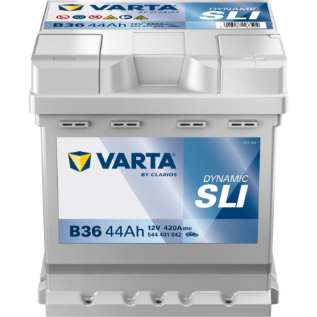 Batterie Varta Blue Dynamic B36 pour Voitures - 12V 44Ah 420A