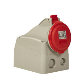 Prise Saillie Fixe Legrand P17 IP44 16A - 380V à 415V - Connecteur Électrique