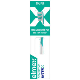 Brosse à dents ELMEX Sensitive Inter X - Nettoyage doux pour dents sensibles