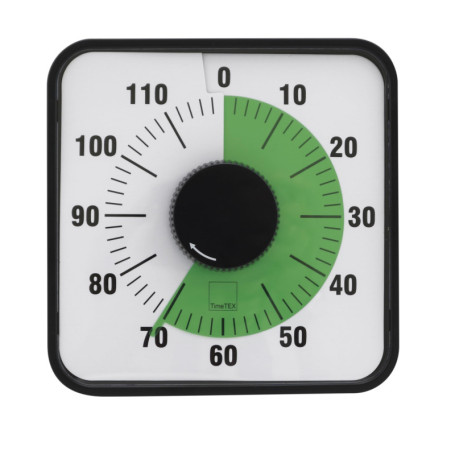 Horloge Automatique Silencieuse TimeTEX - Minuterie Magnétique 20 cm