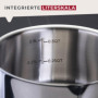 Casserole Essential Fackelmann Ø 12 cm en Acier Inoxydable avec Poignée Ergonomique