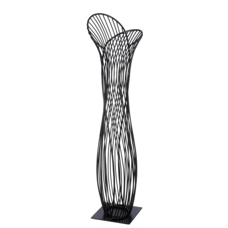 Objet de décoration en métal noir mat - 63 cm - Casablanca