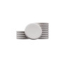 Lot de 5 Aimants Extra Puissants pour Tableau en Verre - Gris Chaud