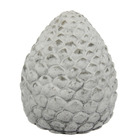 Sculpture en Céramique Pommes de Pin - Décoration Shabby Chic pour Jardin