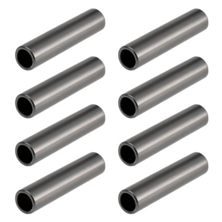 Lot de 500 manchons à sertir noirs pour pêche en mer - 1,2 x 8 mm