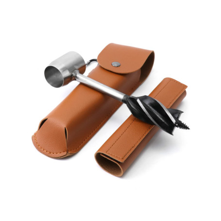 Perceuse à main QWORK pour le bois - Idéale pour camping et randonnée