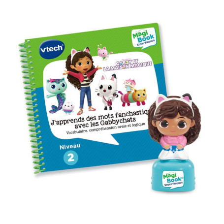 VTech MagiBook Gabbychats - Livre Éducatif Interactif pour Enfants de 4 à 8 Ans